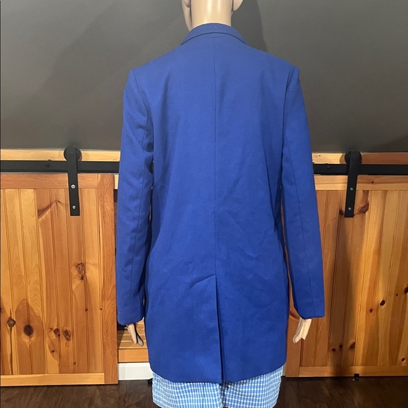 Women's Old Navy Lined Winter Coat Jacket Bright Blue Size Small S - Picture 2 of 7